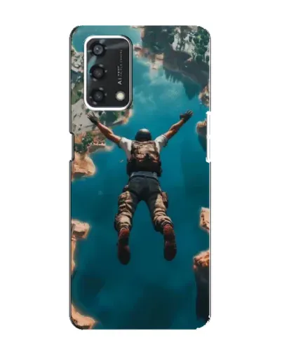 Чохол для OPPO A95 з картинкою «PUBG — вільне падіння»