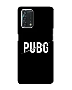 Чохол для OPPO A95 з картинкою «PUBG — білий логотип»