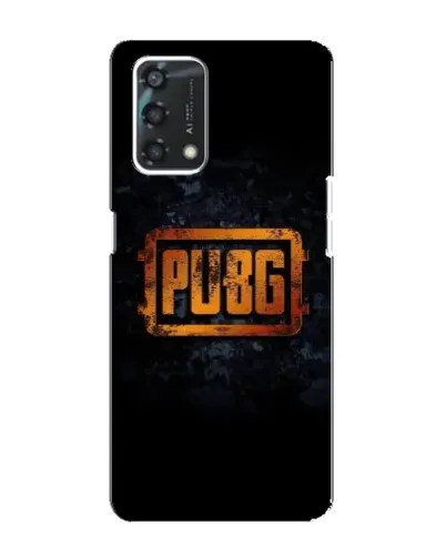 Чохол для OPPO A95 з картинкою «PUBG — золотий логотип»