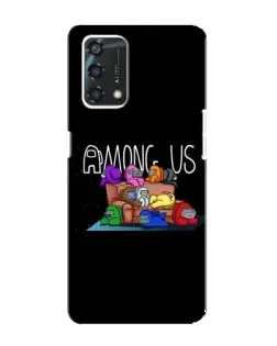 Чехол для OPPO A95 с картинкой «Логотип Among Us» Чехол для OPPO A95 с картинкой «Логотип Among Us»