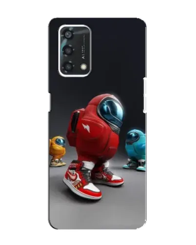 Чехол для OPPO A95 с картинкой «Among Us — 3D стиль»