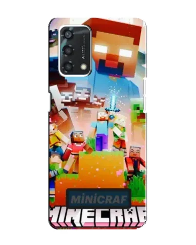 Чохол для OPPO A95 з картинкою «Minecraft герої гри»