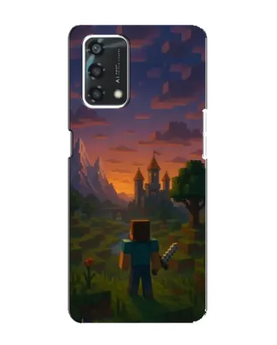 Чохол для OPPO A95 з картинкою «Стів біля вежі»