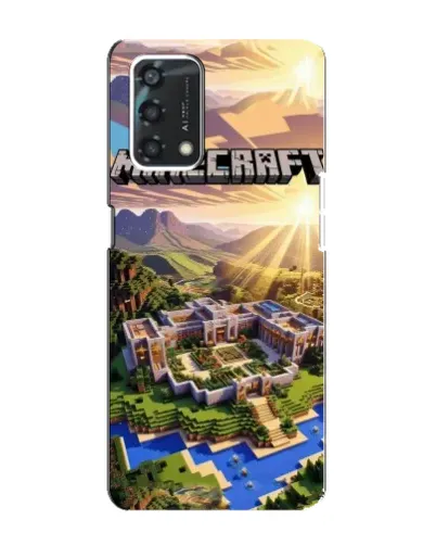 Чохол для OPPO A95 з картинкою «Minecraft панорама»