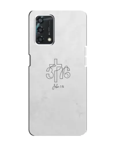 Чохол для OPPO A95 з картинкою «Івана 3:16 Хрест» Чохол для OPPO A95 з картинкою «Івана 3:16 Хрест»