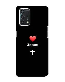 Чохол для OPPO A95 з картинкою «Серце - Jesus» Чохол для OPPO A95 з картинкою «Серце - Jesus»