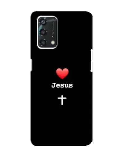 Чохол для OPPO A95 з картинкою «Серце - Jesus» Чохол для OPPO A95 з картинкою «Серце - Jesus»