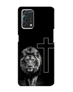 Чохол для OPPO A95 з картинкою «Лев та Хрест» Чохол для OPPO A95 з картинкою «Лев та Хрест»