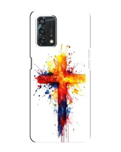 Чохол для OPPO A95 з картинкою «Акварельний хрест» Чохол для OPPO A95 з картинкою «Акварельний хрест»