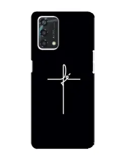 Чехол для OPPO A95 с картинкой «Тонкий крест» Чехол для OPPO A95 с картинкой «Тонкий крест»