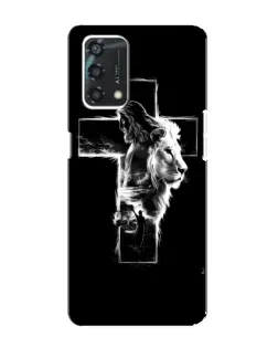 Чехол для OPPO A95 с картинкой «Сияющий крест Jesus» Чехол для OPPO A95 с картинкой «Сияющий крест Jesus»