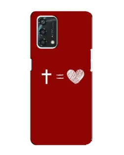 Чехол для OPPO A95 с картинкой «Уравнение любви» Чехол для OPPO A95 с картинкой «Уравнение любви»