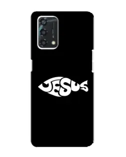 Чехол для OPPO A95 с картинкой «Рыба Jesus» Чехол для OPPO A95 с картинкой «Рыба Jesus»
