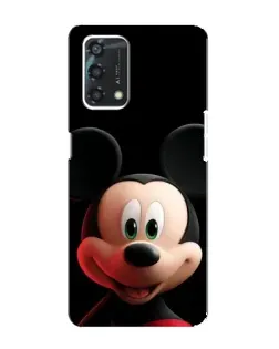 Чехол для OPPO A95 с картинкой «Улыбающийся Микки Маус»
