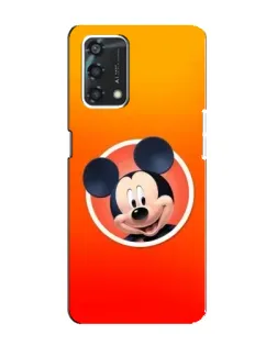 Чехол для OPPO A95 с картинкой «Mickey в круге»