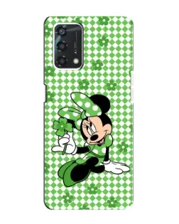 Чехол для OPPO A95 с картинкой «Mickey в клетку»