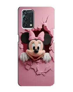 Чехол для OPPO A95 с картинкой «Минни сквозь стену»