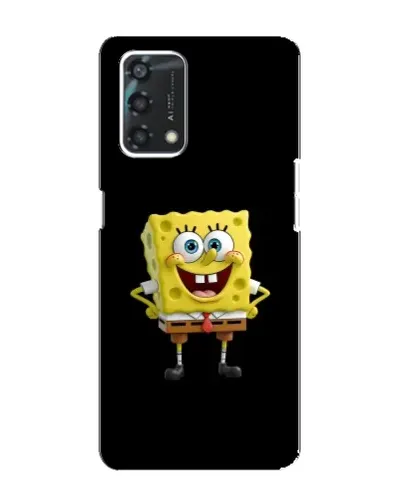 Чехол для OPPO A95 с картинкой «Классический Губка Боб»