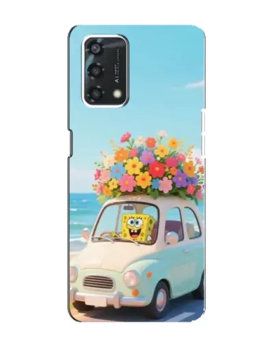 Чехол для OPPO A95 с картинкой «Автомобильное путешествие»