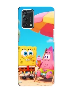 Чехол для OPPO A95 с картинкой «Отдых на пляже»
