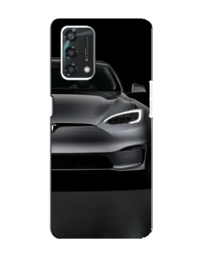 Чехол для OPPO A95 с картинкой «Tesla Model S Look»