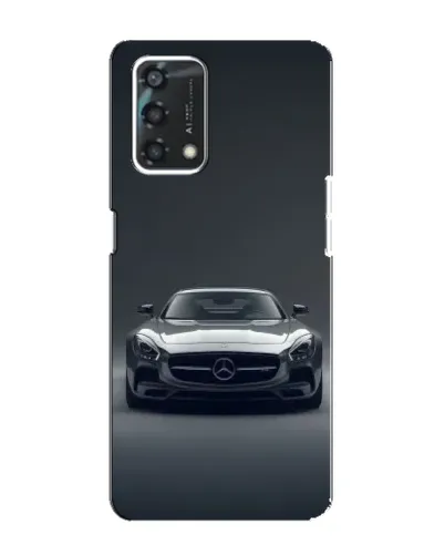 Чехол для OPPO A95 с картинкой «Mercedes на черном» Чехол для OPPO A95 с картинкой «Mercedes на черном»