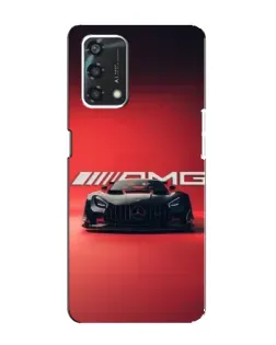 Чехол для OPPO A95 с картинкой «Mercedes AMG — красная линия»