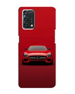 Чехол для OPPO A95 с картинкой «Красный Mercedes AMG»