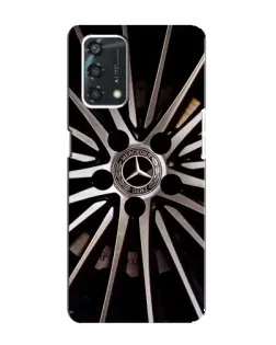 Чехол для OPPO A95 с картинкой «Диск Mercedes»