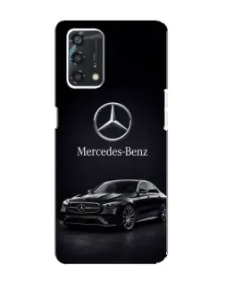 Чехол для OPPO A95 с картинкой «Mercedes — решетка радиатора»