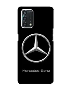 Чехол для OPPO A95 с картинкой «Mercedes Silver Logo»
