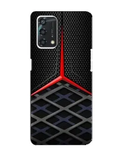 Чехол для OPPO A95 с картинкой «Mercedes Carbon Grid»