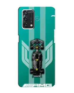 Чехол для OPPO A95 с картинкой «Mercedes AMG Petronas»