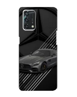 Чехол для OPPO A95 с картинкой «Mercedes AMG — графика»