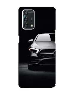Чехол для OPPO A95 с картинкой «Свет фар Mercedes»