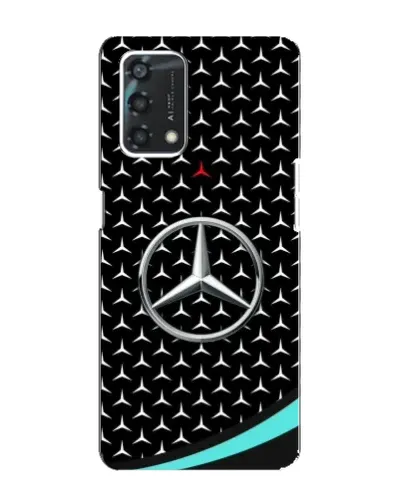 Чехол для OPPO A95 с картинкой «Mercedes — бирюзовый акцент» Чехол для OPPO A95 с картинкой «Mercedes — бирюзовый акцент»