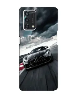 Чехол для OPPO A95 с картинкой «Гоночный Mercedes AMG»