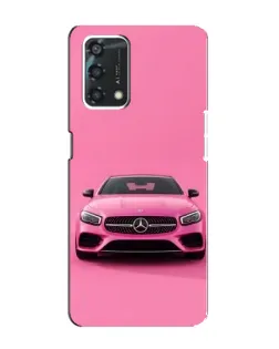Чехол для OPPO A95 с картинкой «Розовый Mercedes AMG»