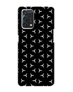 Чехол для OPPO A95 с картинкой «Mercedes паттерн звезд»