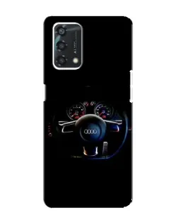 Чехол для OPPO A95 с картинкой «Салон Audi — руль» Чехол для OPPO A95 с картинкой «Салон Audi — руль»