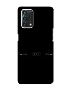Чехол для OPPO A95 с картинкой «Audi — световой подпись» Чехол для OPPO A95 с картинкой «Audi — световой подпись»