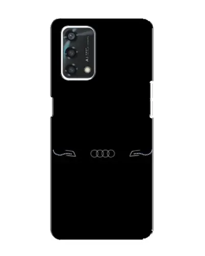 Чехол для OPPO A95 с картинкой «Audi — световой подпись»