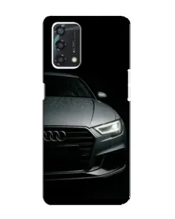 Чехол для OPPO A95 с картинкой «Audi — детализация кузова» Чехол для OPPO A95 с картинкой «Audi — детализация кузова»