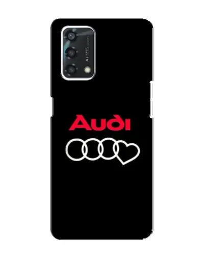 Чехол для OPPO A95 с картинкой «Логотип Audi Heart»
