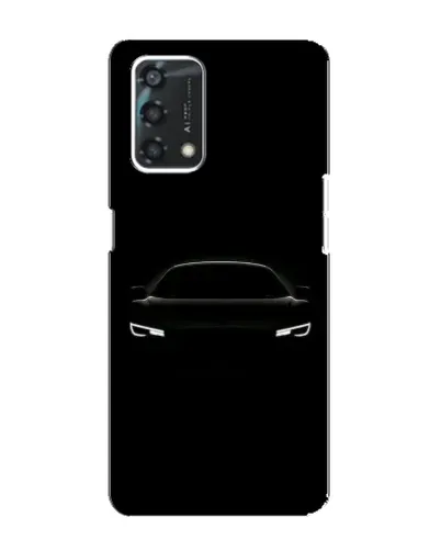 Чехол для OPPO A95 с картинкой «Взгляд Audi в темноте»