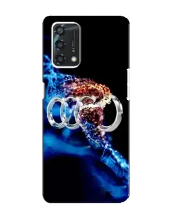 Чехол для OPPO A95 с картинкой «Энергия лого Audi»