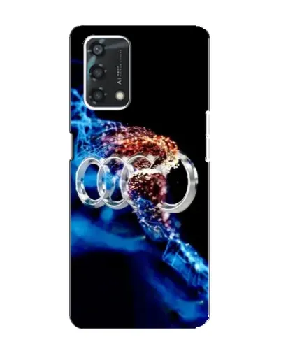 Чехол для OPPO A95 с картинкой «Энергия лого Audi»