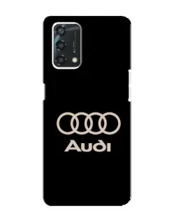 Чехол для OPPO A95 с картинкой «Audi — золотой логотип»