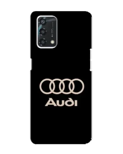Чехол для OPPO A95 с картинкой «Audi — золотой логотип»