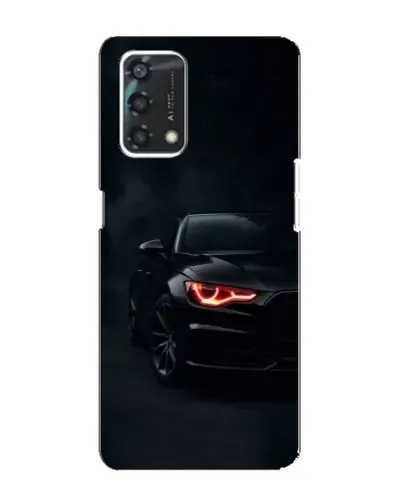 Чехол для OPPO A95 с картинкой «Audi — хищный взгляд»